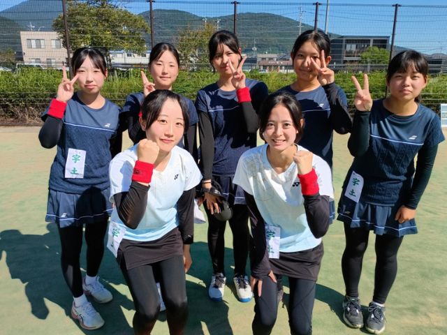 【高校】第48回全国選抜高校テニス九州地区大会の熊本県予選に出場しました！