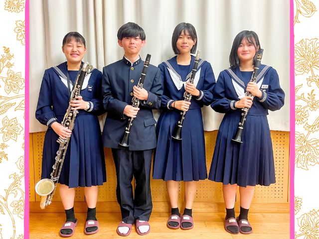 【高校】「第51回熊本県アンサンブルコンテスト」で銀賞受賞！
